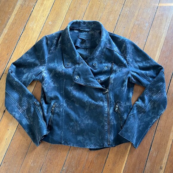 Marrakech Marni Scuba Moto Jacket in Antique Faded Floral - Large - Picture 8 of 11